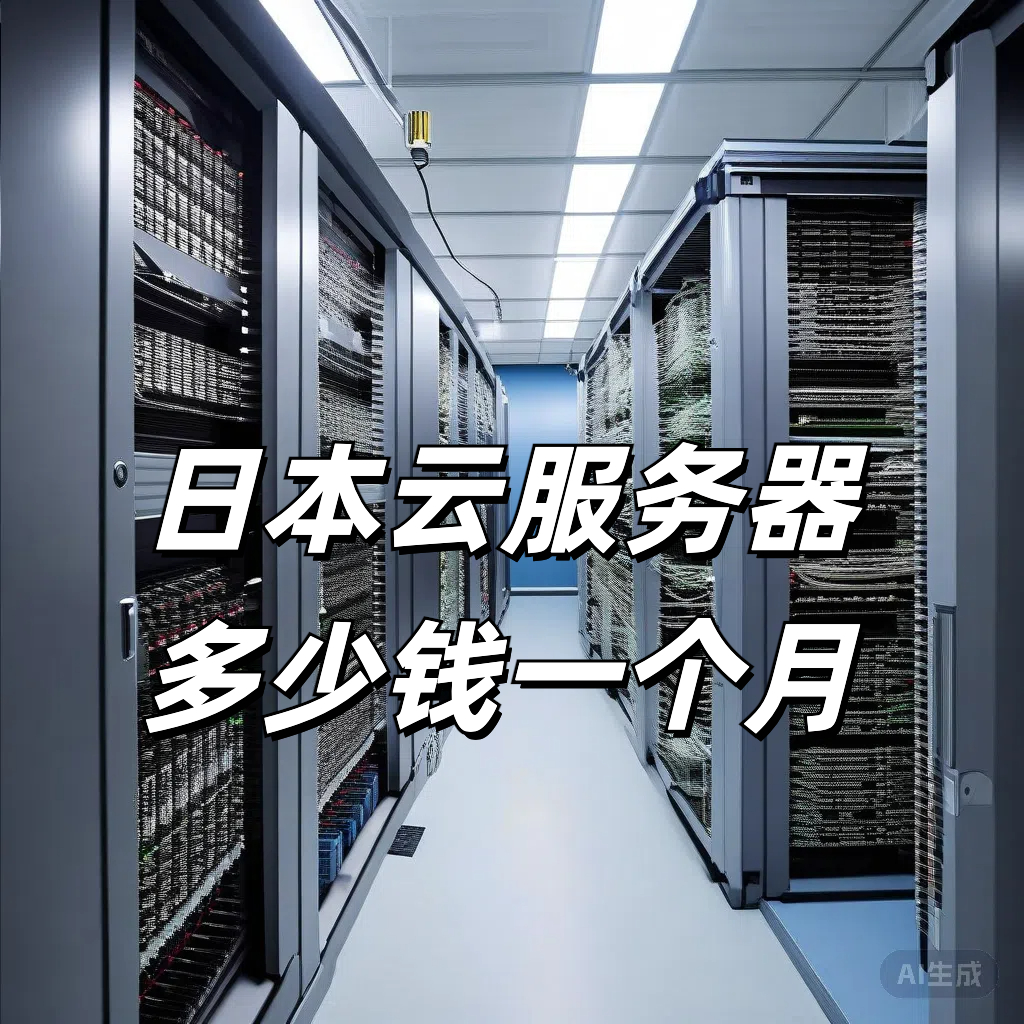 日本云服务器多少钱一个月？