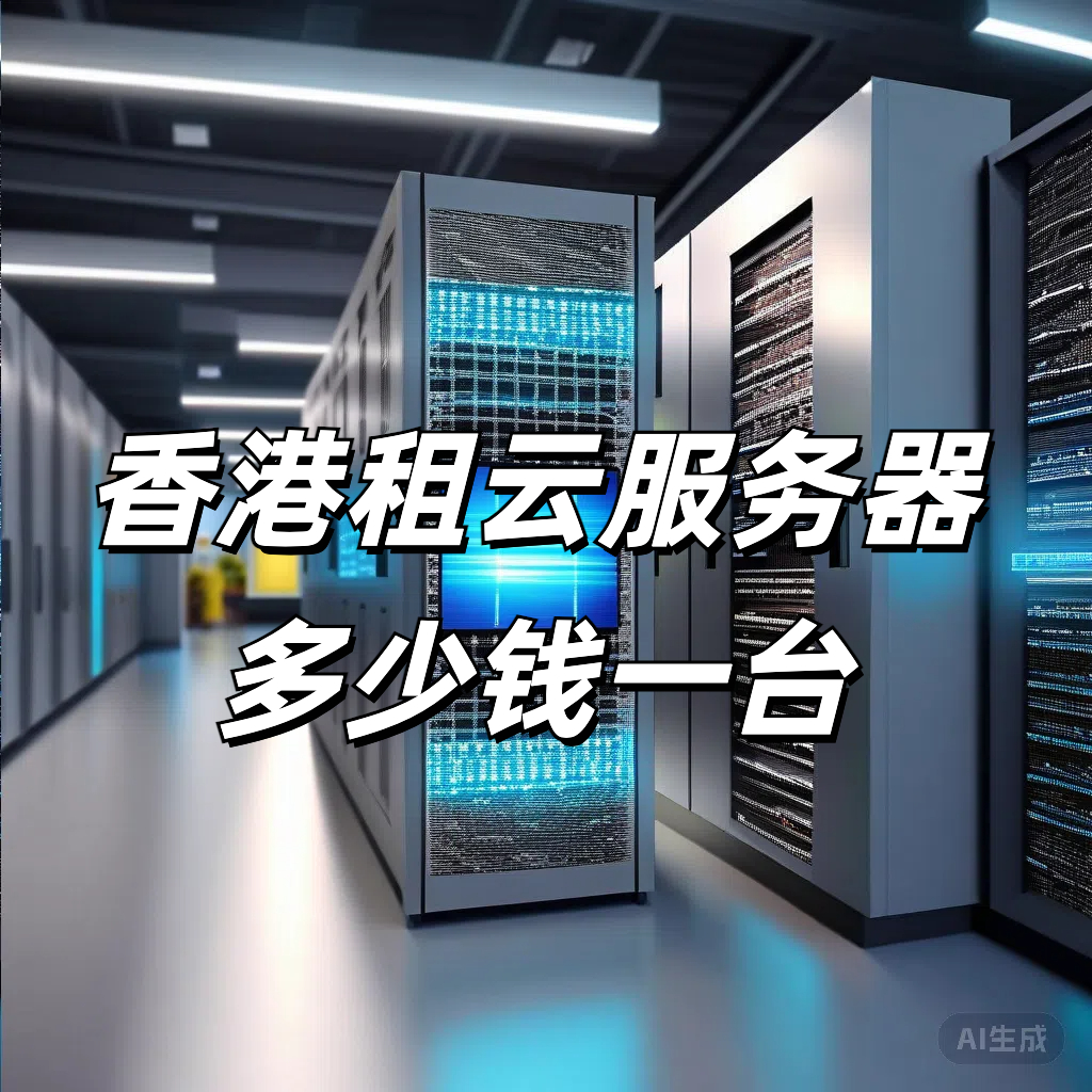 香港租云服务器多少钱一台？
