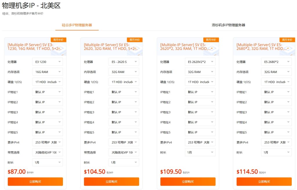RAKsmart站群多IP服务器半价