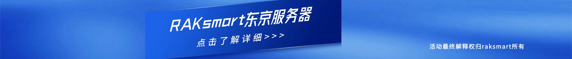 RAKsmart东京服务器