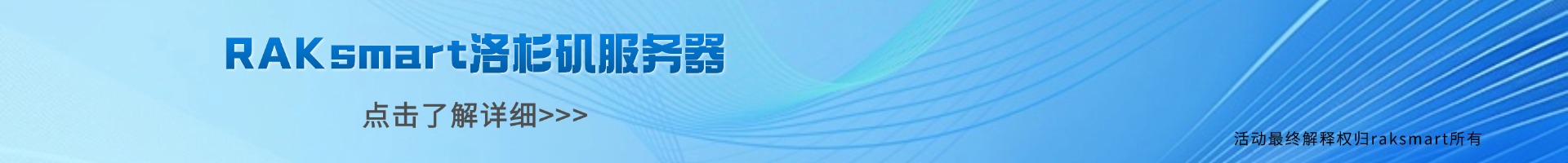 RAKsmart洛杉矶服务器