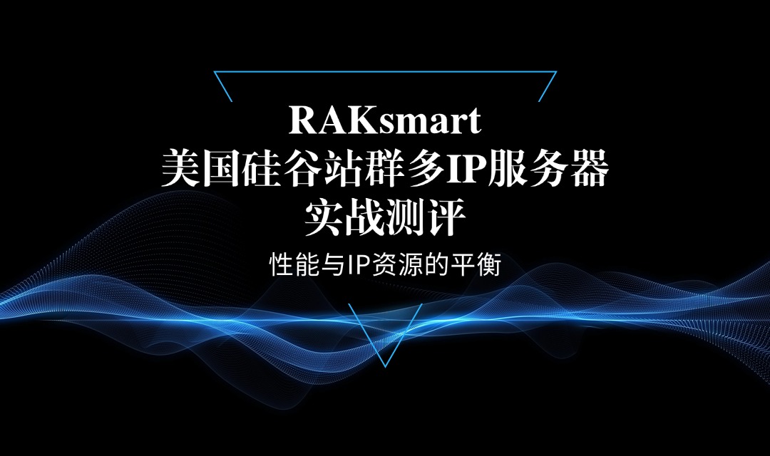RAKsmart美国硅谷站群多IP服务器实战测评：性能与IP资源的平衡