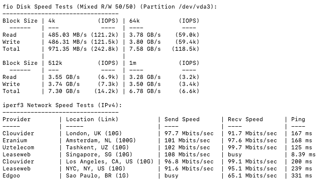 新加坡裸机云大带宽服务器评测
