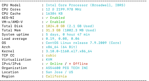 硅谷裸机云 DDOS 服务器评测