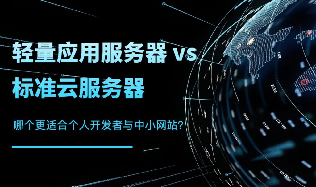 轻量应用服务器 vs. 标准云服务器：哪个更适合个人开发者与中小网站？